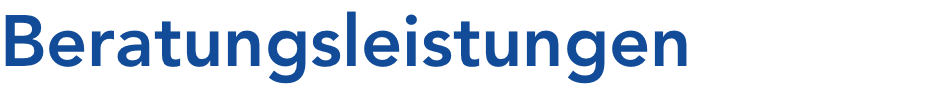 Beratungsleistungen